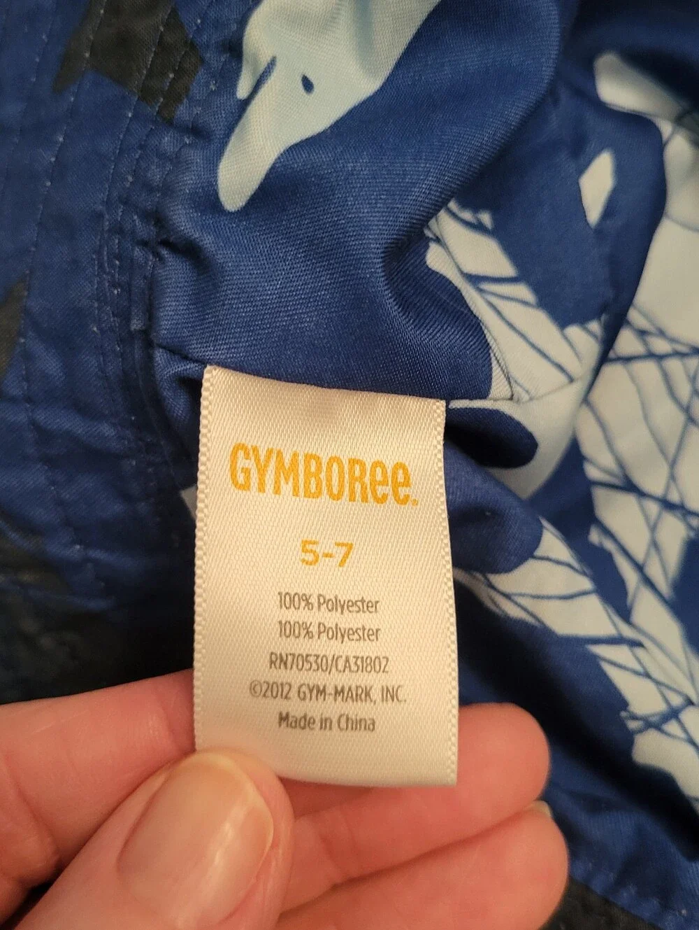 Gymboree Boys Shark Bucket Sunhat Size 5-7